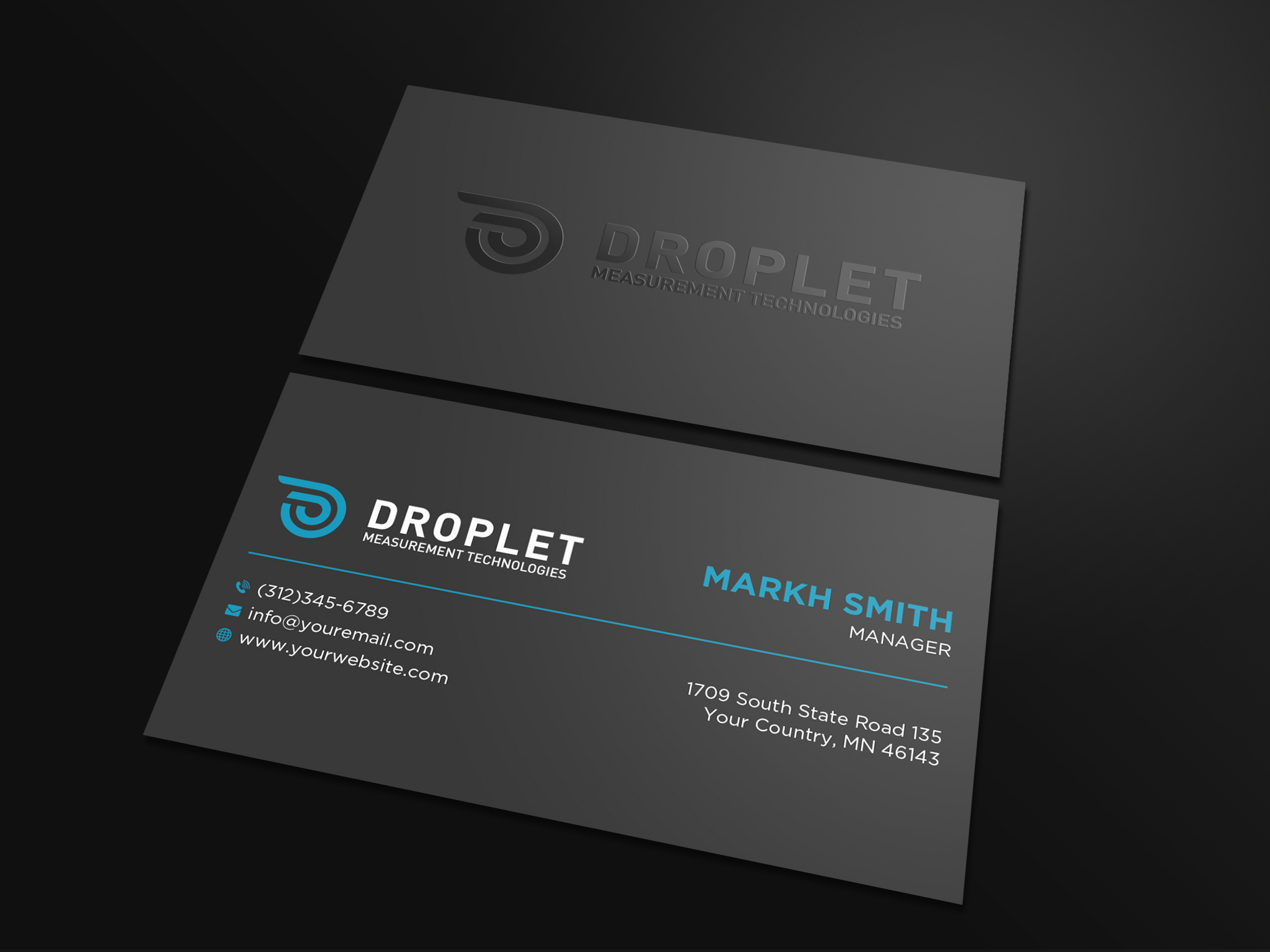 Business Card Design by Ekramul Hossen 2 for Droplet Measurement Technologies, LLC | Design #32016540
