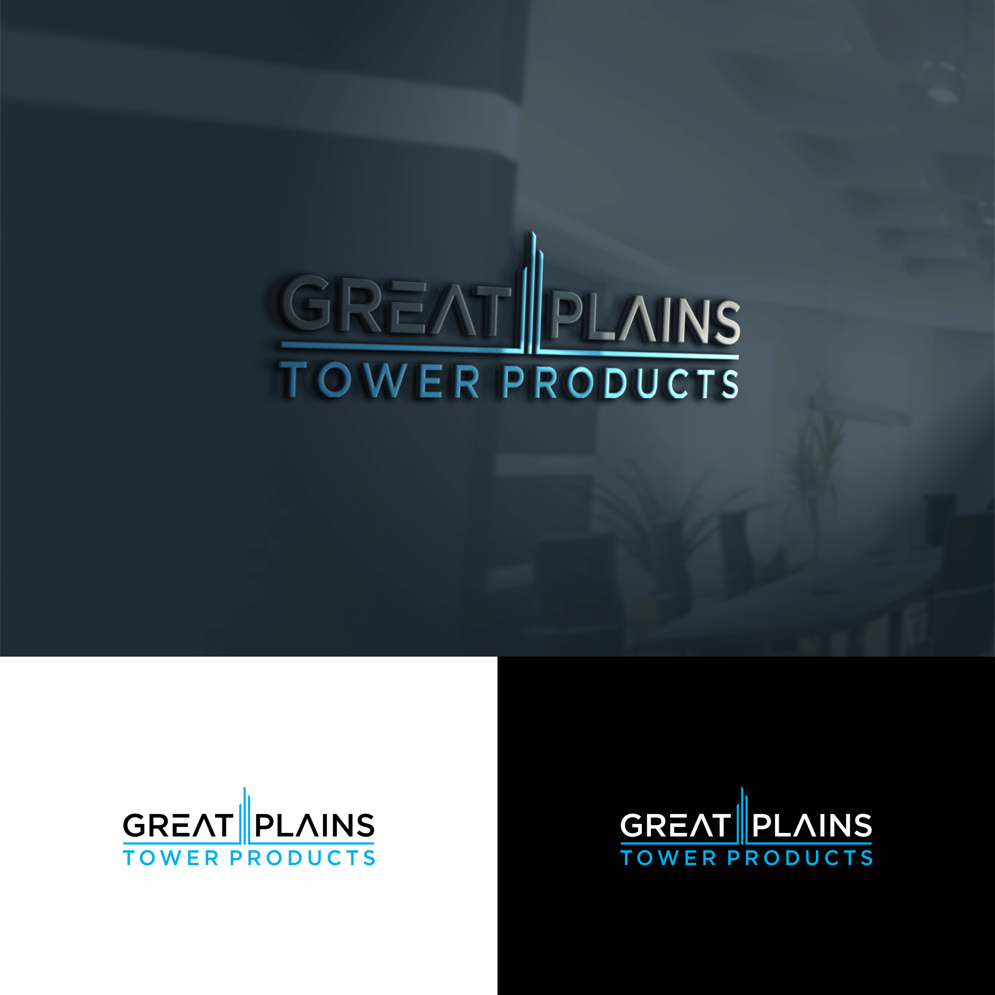 Logo Design by B.O_studio for Great Plains Tower Products | Design #32014477