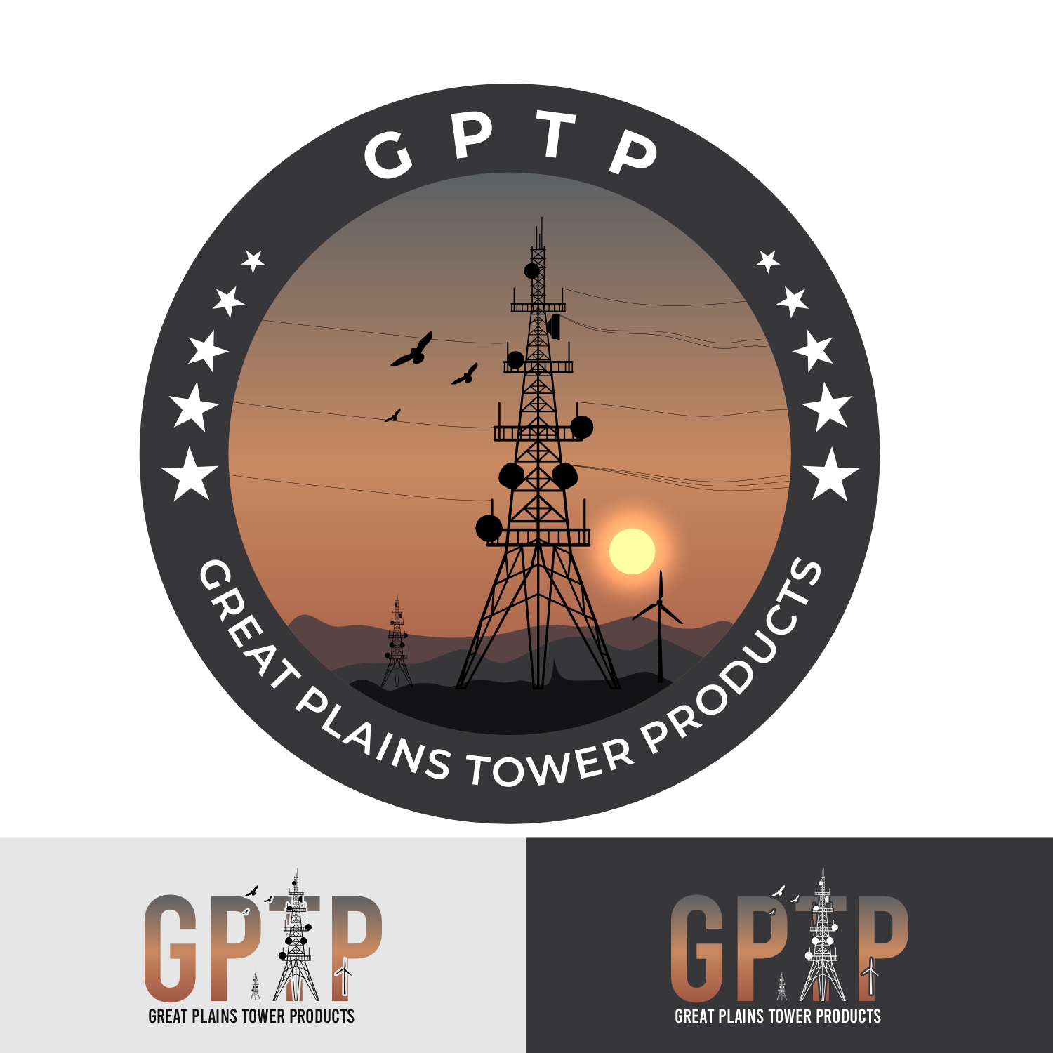 Logo-Design von Pixel Sprout für Great Plains Tower Products | Design #31980199