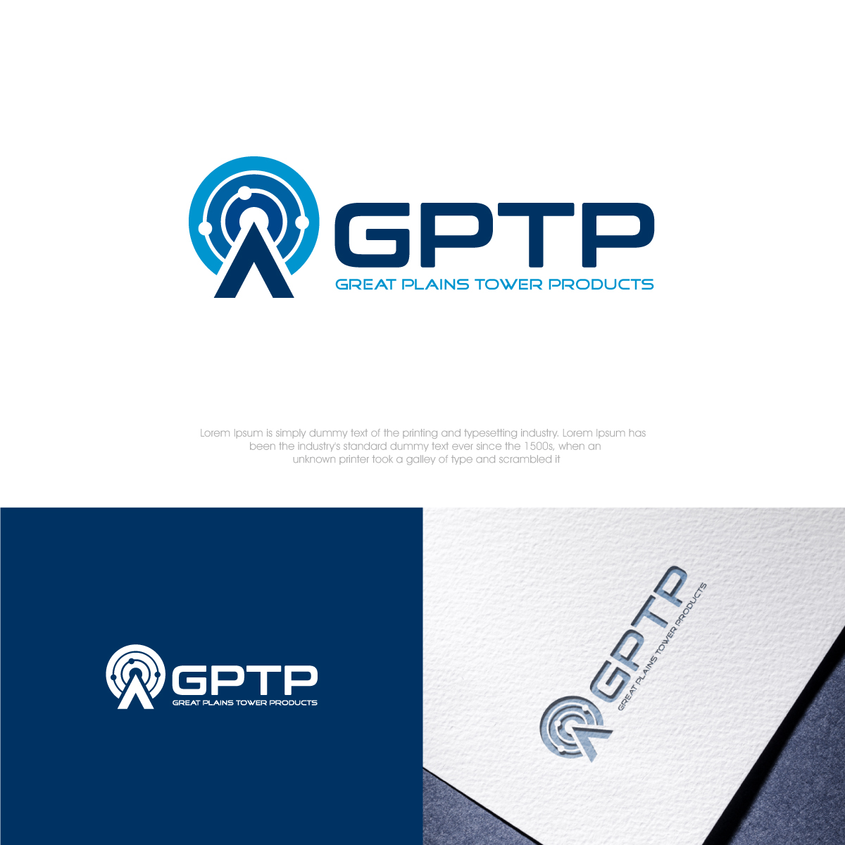 Logo Design by webeezine for Great Plains Tower Products | Design #31981228
