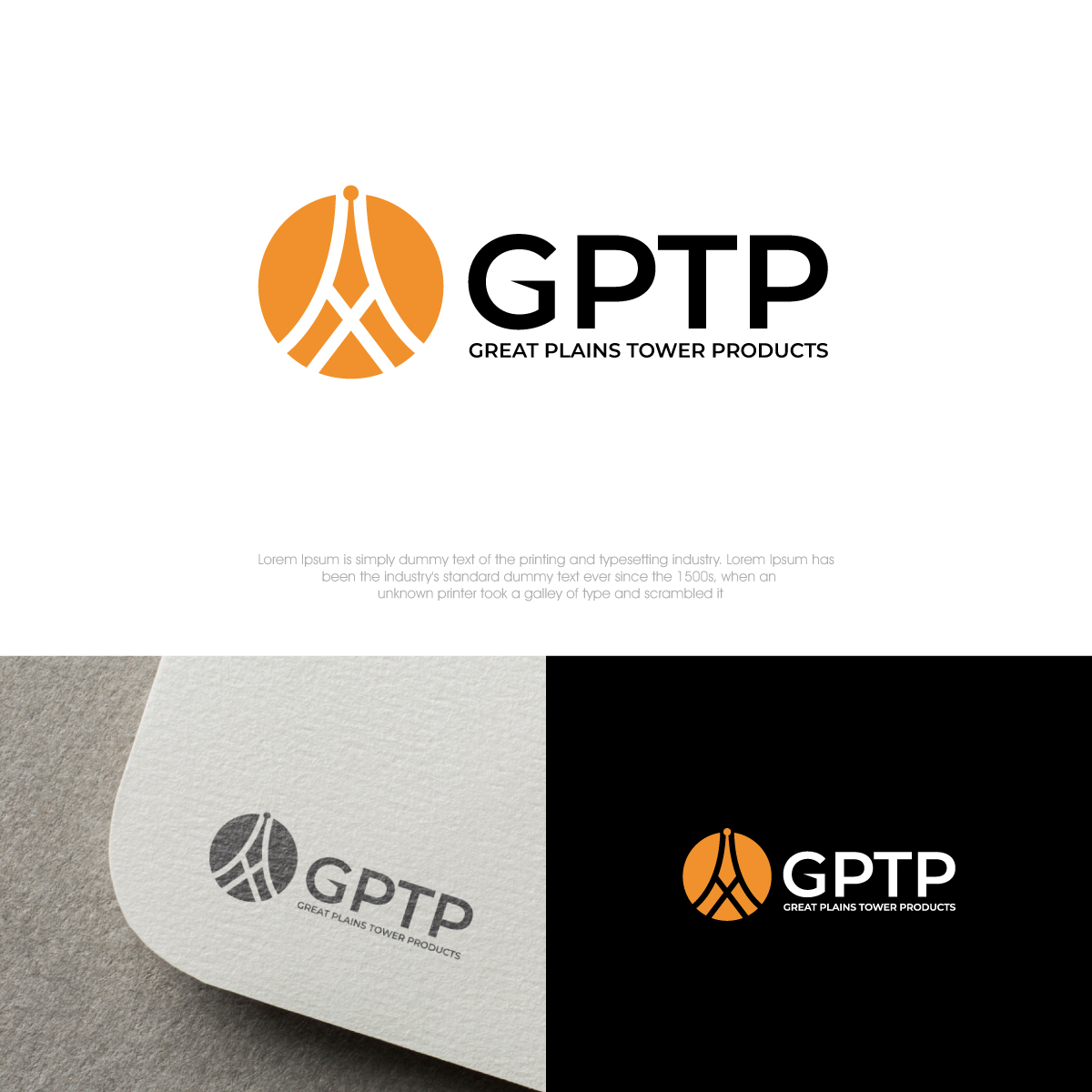 Logo Design by webeezine for Great Plains Tower Products | Design #31986981
