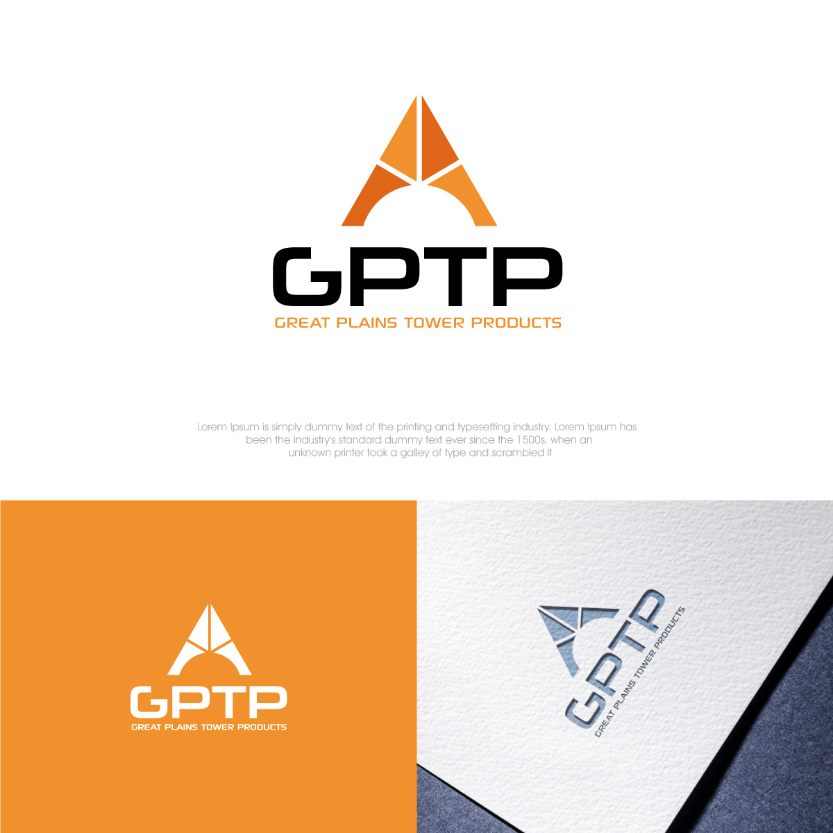 Logo Design by webeezine for Great Plains Tower Products | Design #32002494