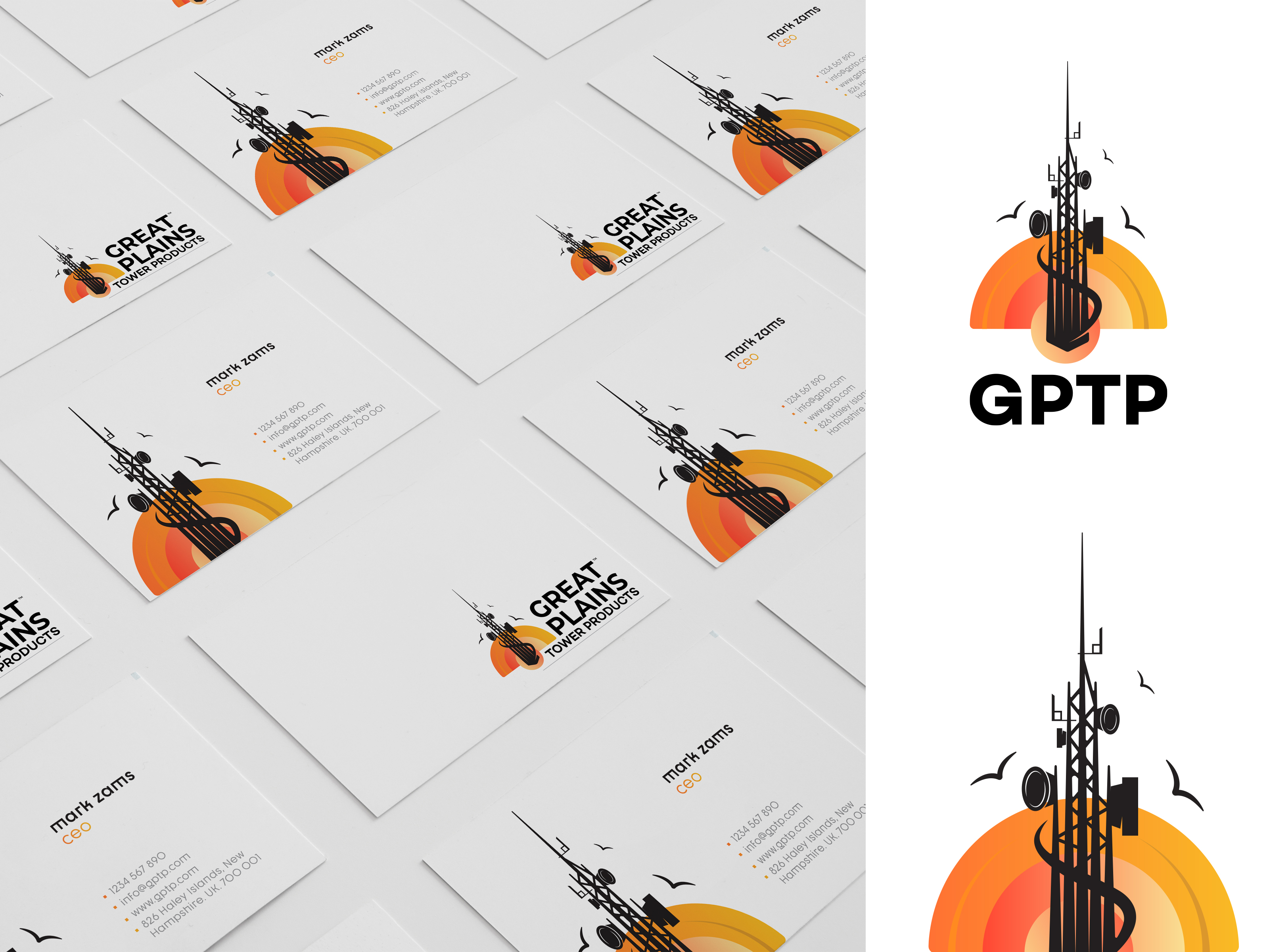 Logo Design by vramar.roy for Great Plains Tower Products | Design #31979142