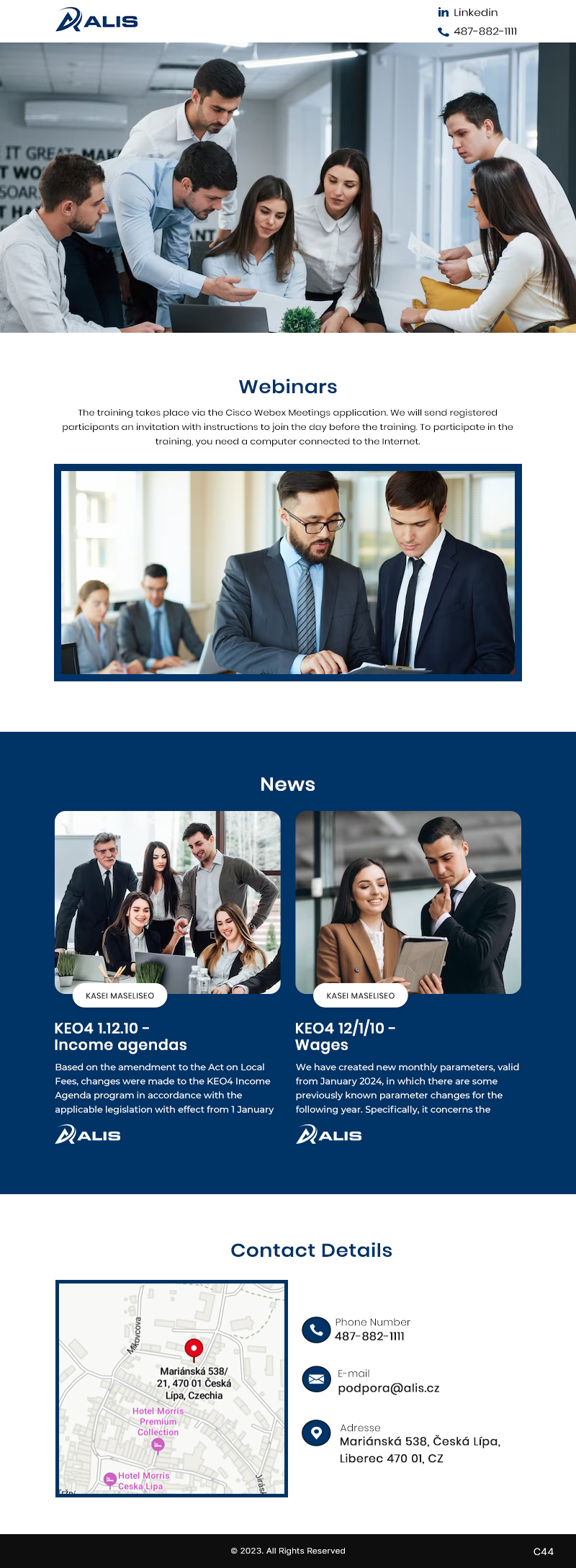 Newsletter Design by pb for ALIS spol. s r. o. | Design #31988815