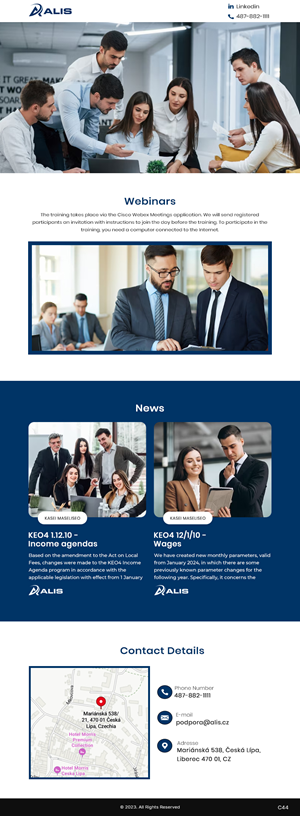 Newsletter Design by pb for ALIS spol. s r. o. | Design: #31988815