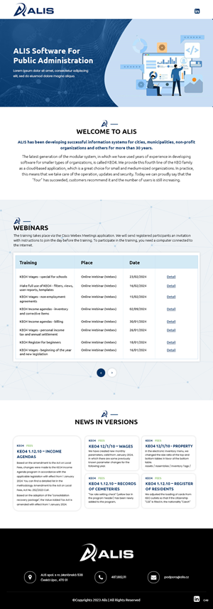 Newsletter Design by pb for ALIS spol. s r. o. | Design: #31988820