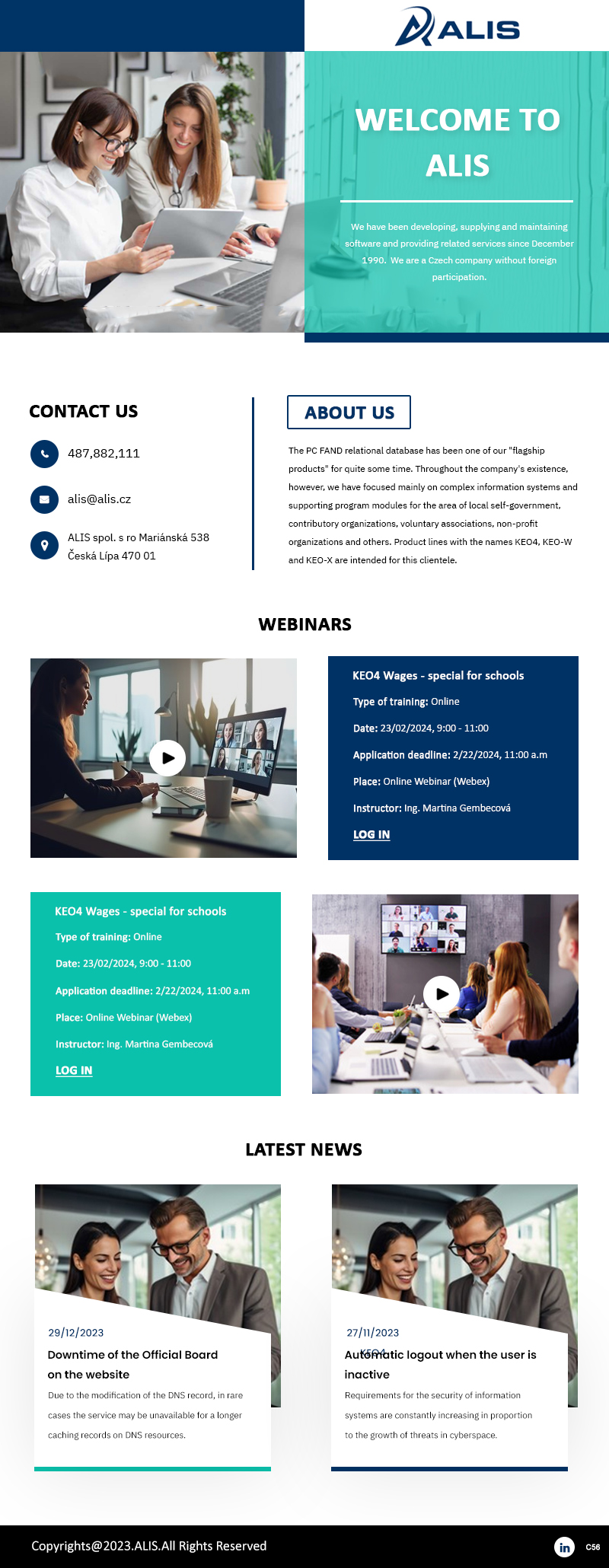 Newsletter-Design von pb für ALIS spol. s r. o. | Design #31988825