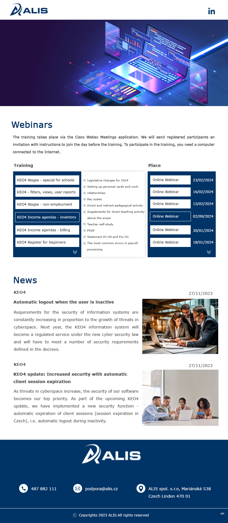 Design de Newsletter par pb pour ALIS spol. s r. o. | Design #31998139