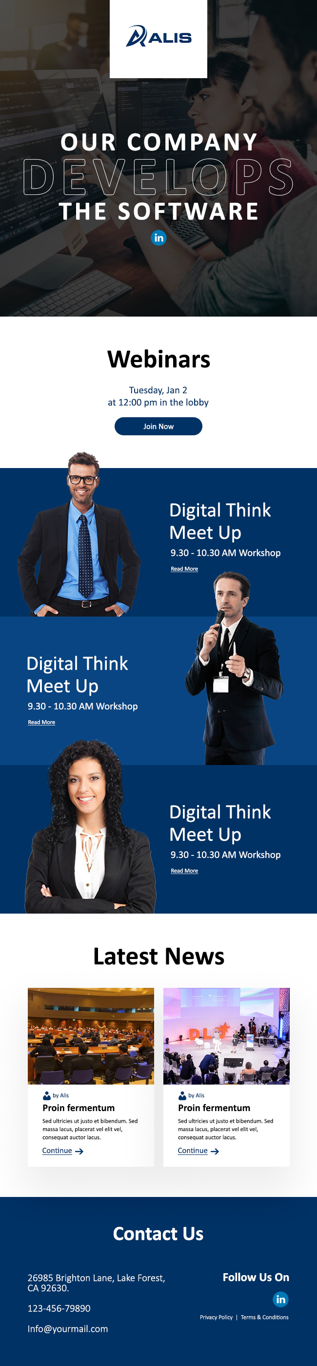 Newsletter Design by ag622988 for ALIS spol. s r. o. | Design #32019106