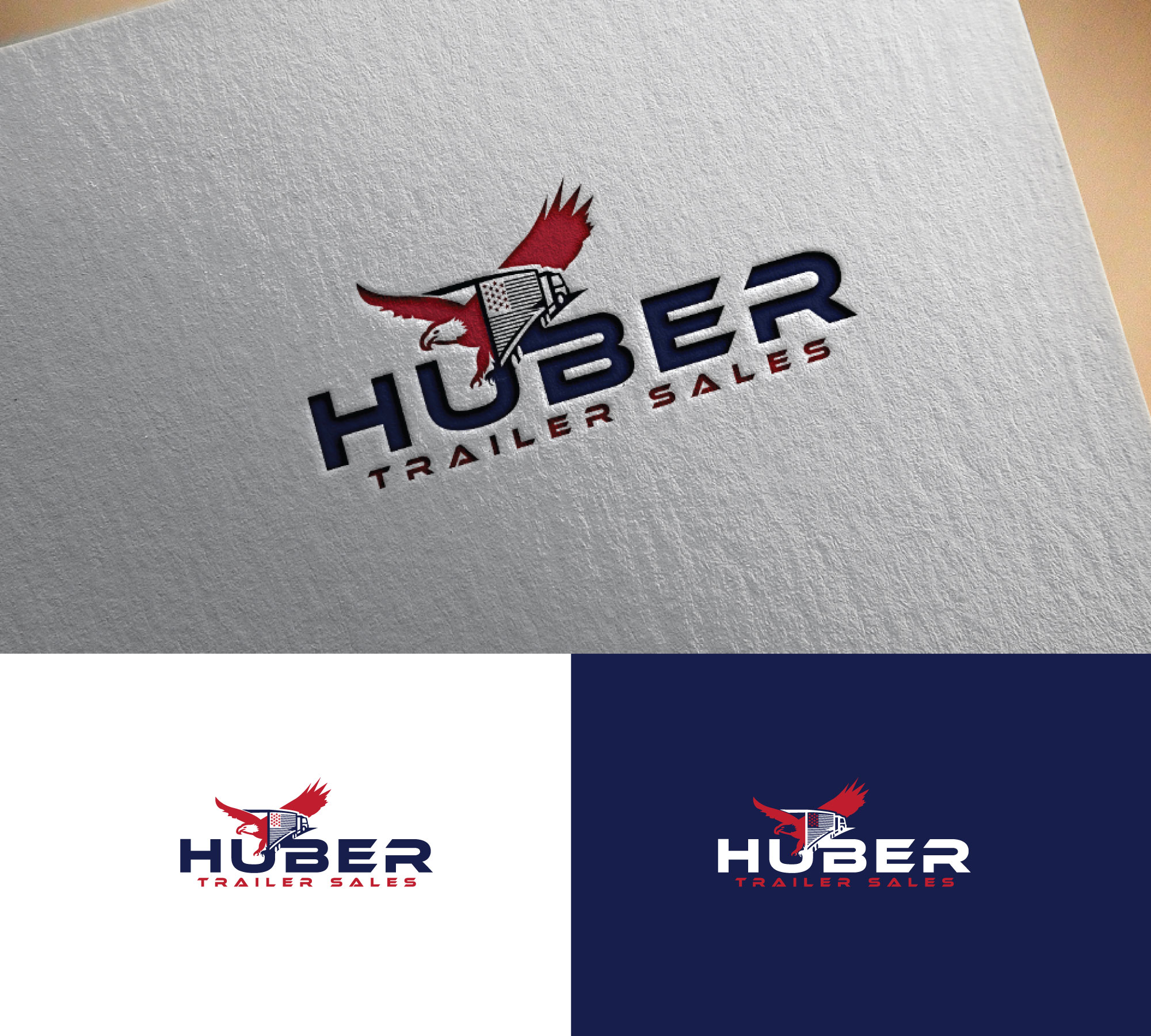 Diseño de Logo por RRR Design para Huber Trailer Sales | Diseño #31986478