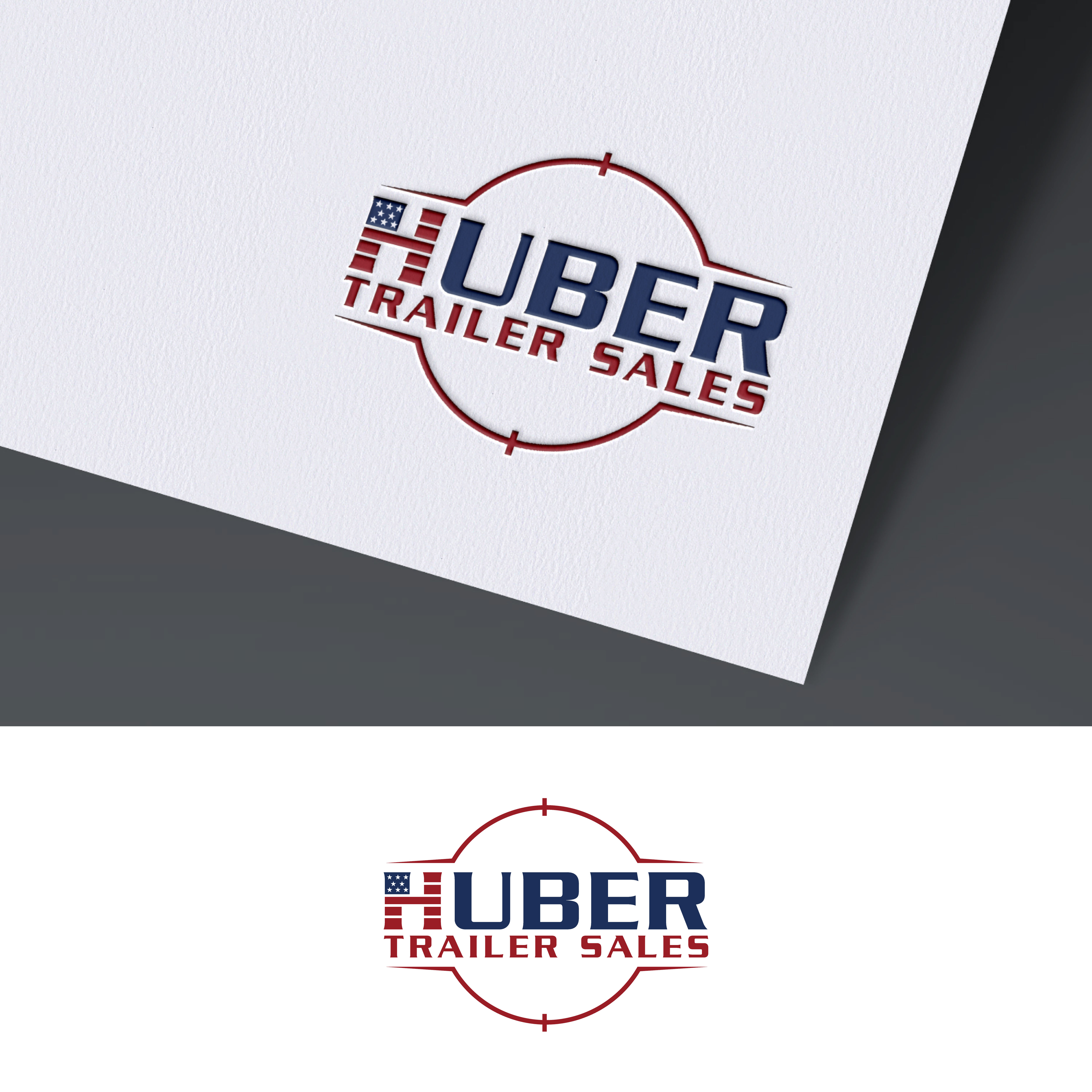 Logo Design by Arindam.Design for Huber Trailer Sales | Design #31987026