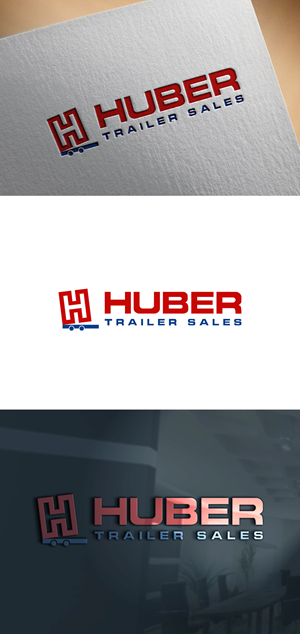 Logo Design by DesignVerse777 for Huber Trailer Sales | Design: #31994020