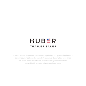 Logo Design by Barokahe guse for Huber Trailer Sales | Design: #31995447