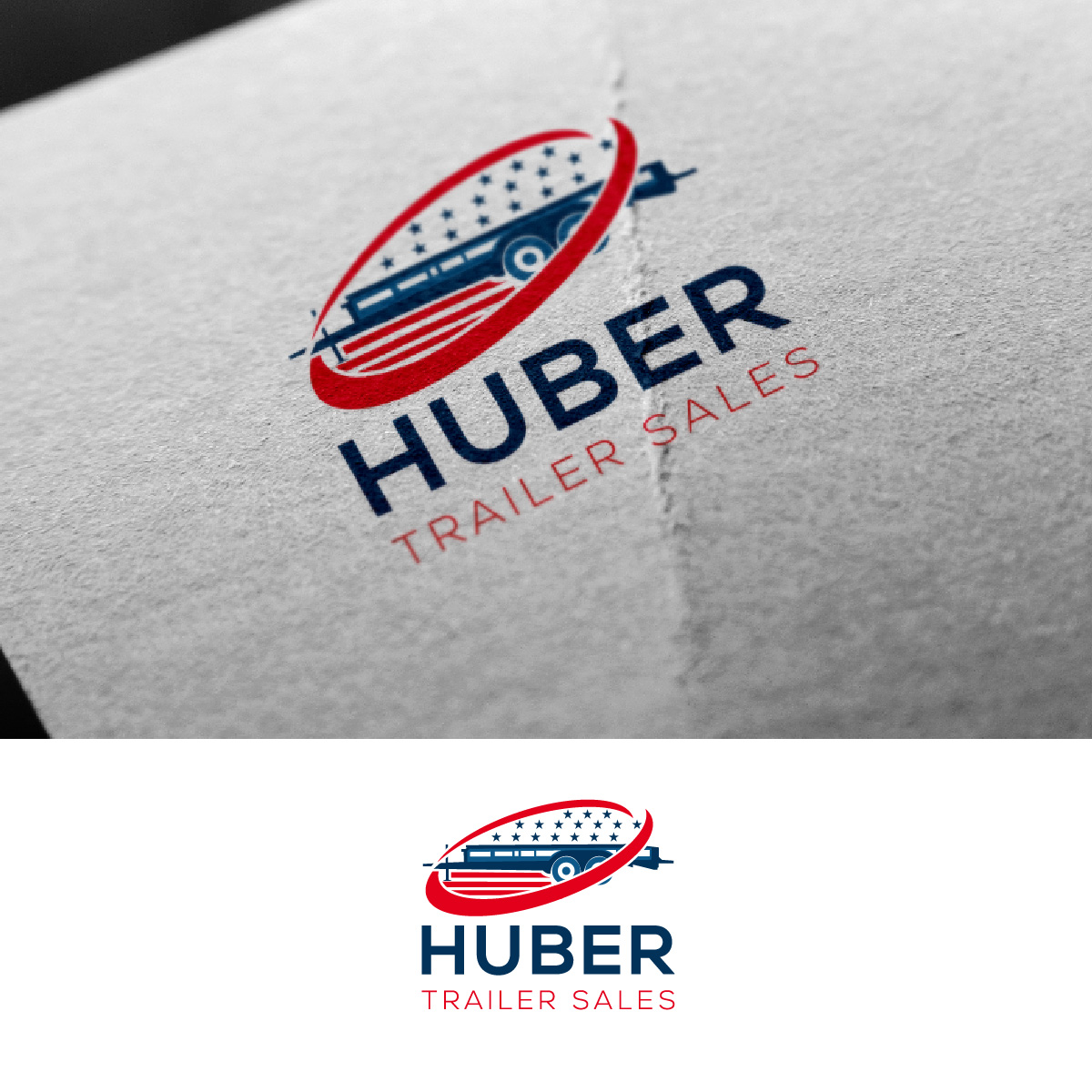 Diseño de Logo por fly  design para Huber Trailer Sales | Diseño #31987549