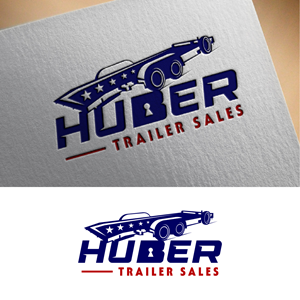 Logo Design by fly  design for Huber Trailer Sales | Design: #31987550