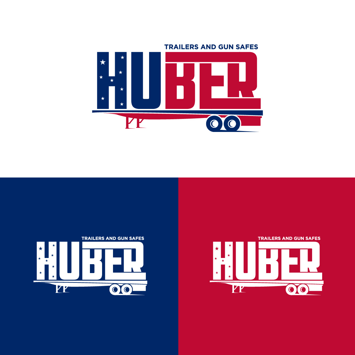 Logo Design by fly  design for Huber Trailer Sales | Design #31987795