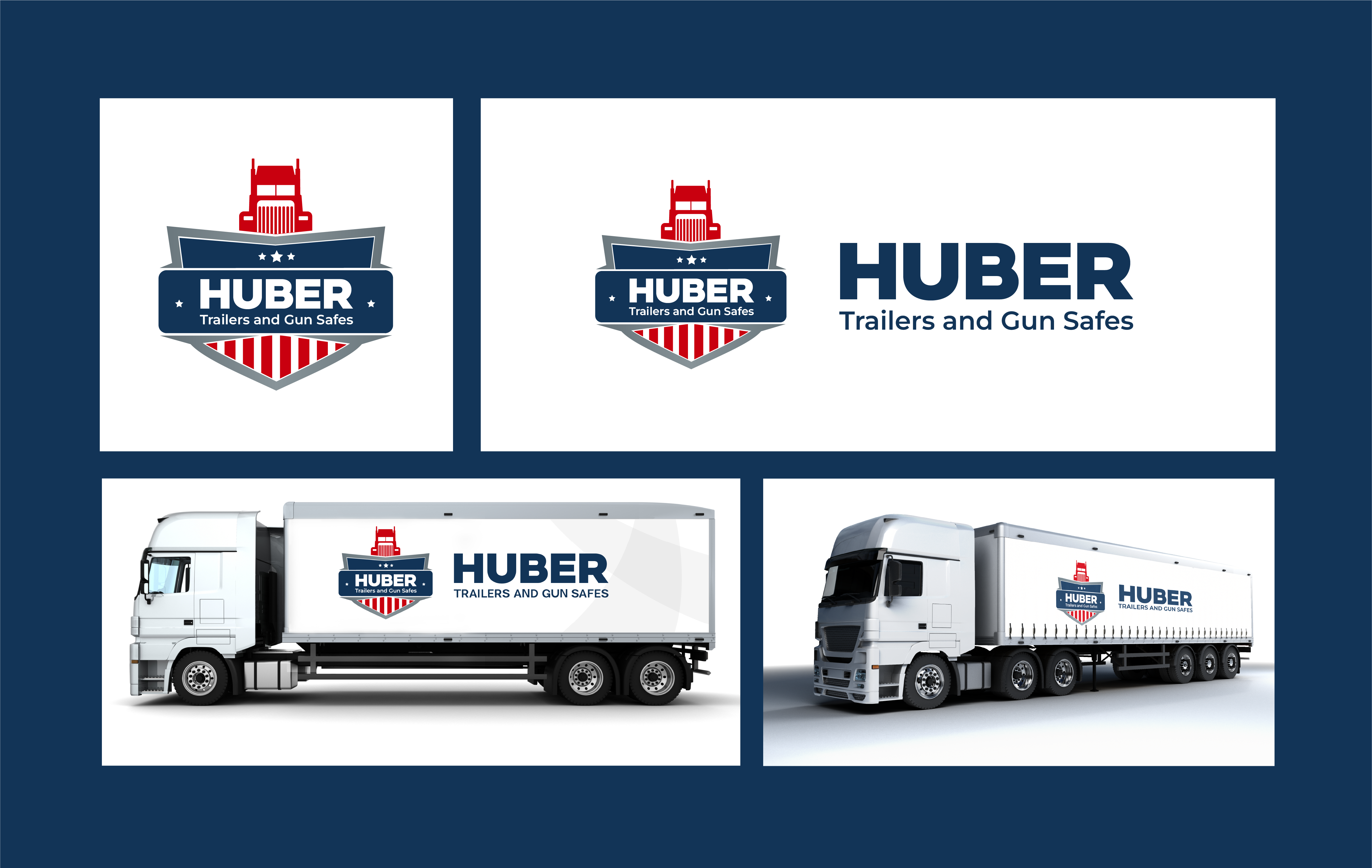 Logo Design by Jaskaran_Singh for Huber Trailer Sales | Design #32022567