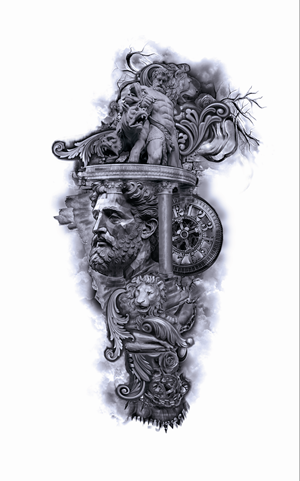 Tattoo Design by Jamal 12 for this project | Design: #31991775