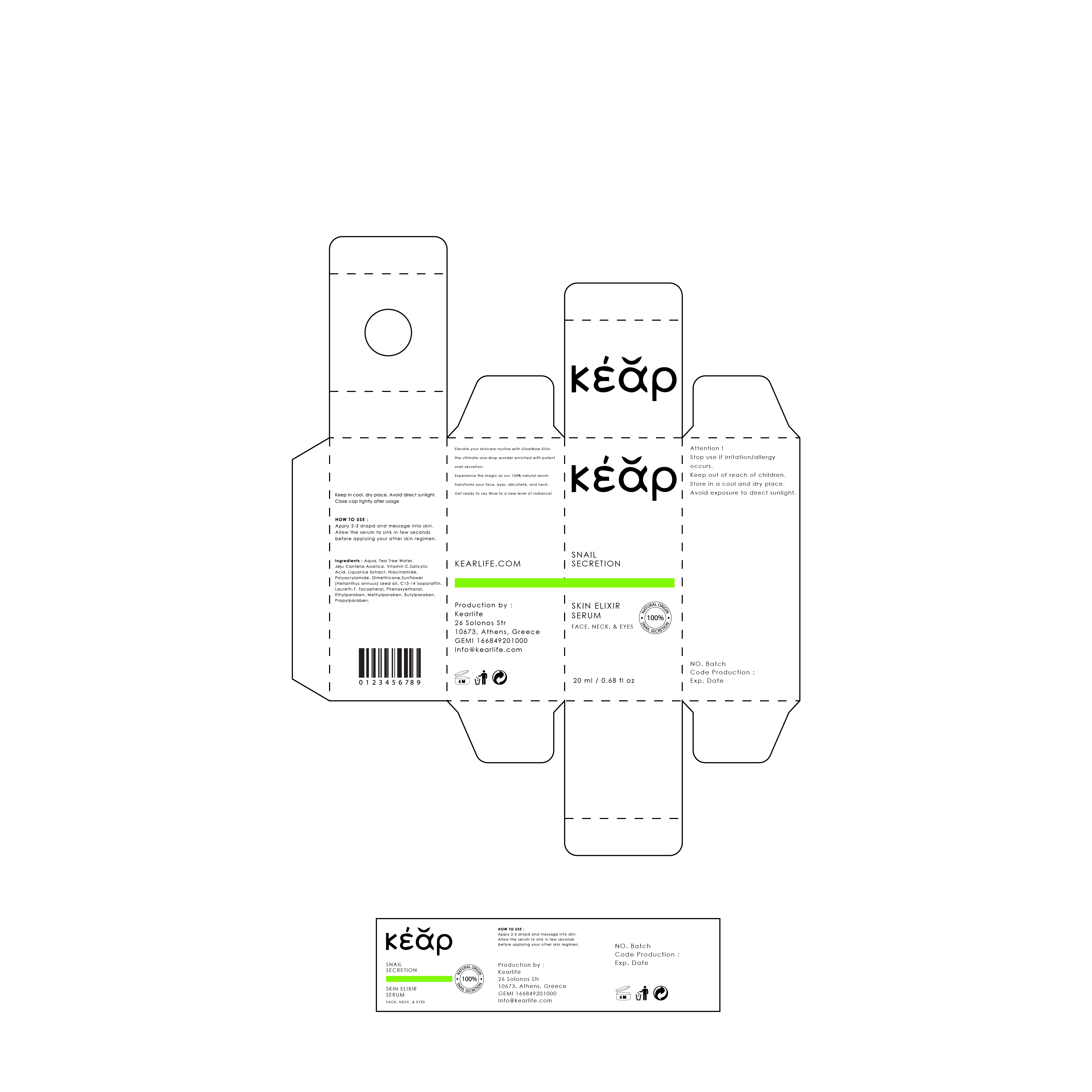Verpackungs-Design von Sari1000 für Kear | Design #32101069