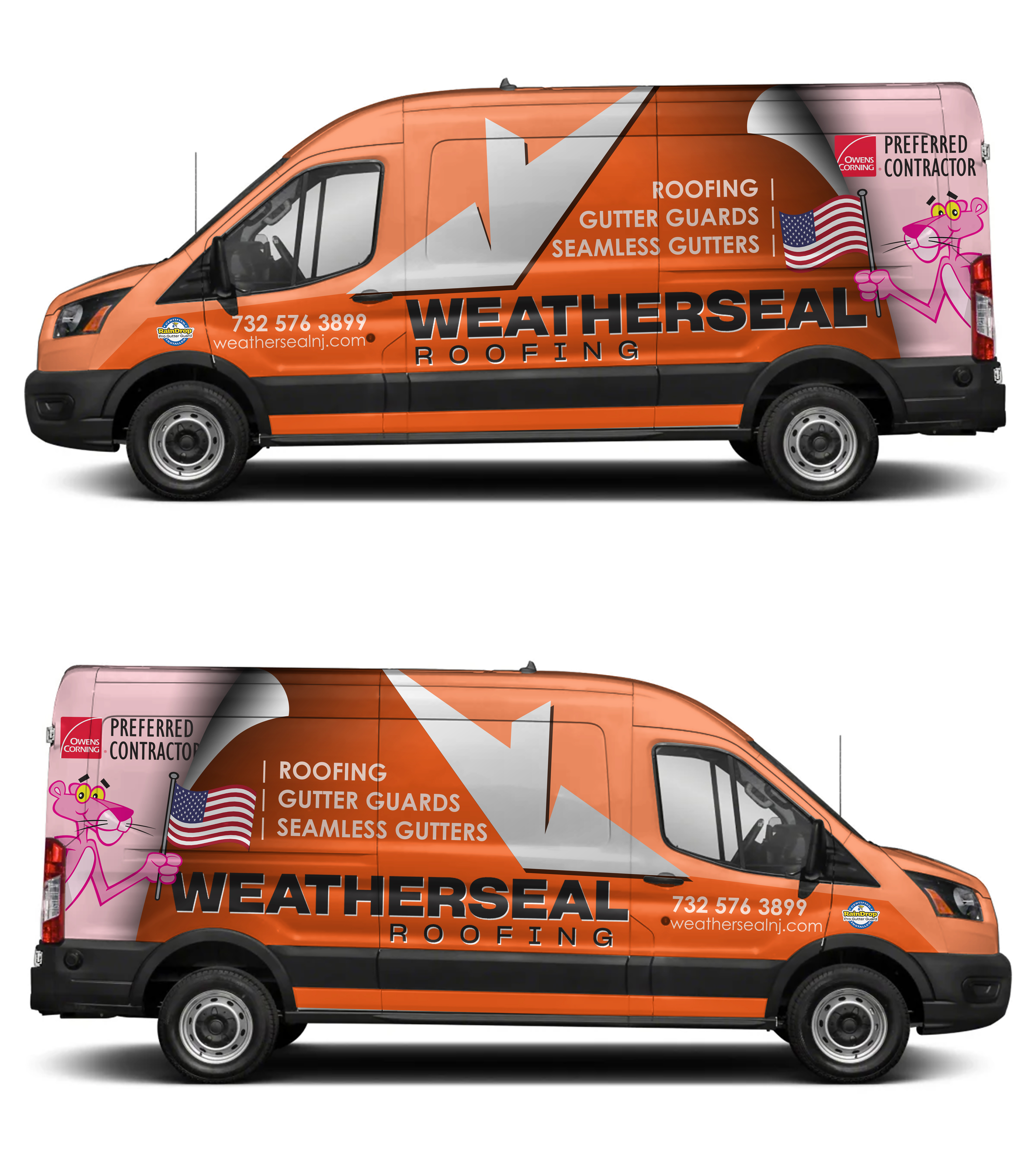 Car Wrap Design by AZ_Studio for WeatherSeal Roofing | Design #32004460