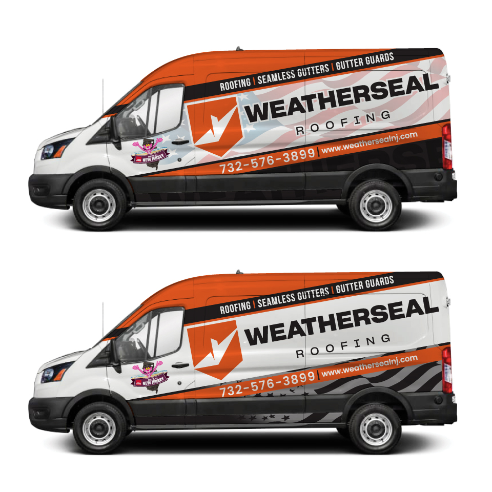 Car Wrap Design by Yoga Tri for WeatherSeal Roofing | Design #32019919