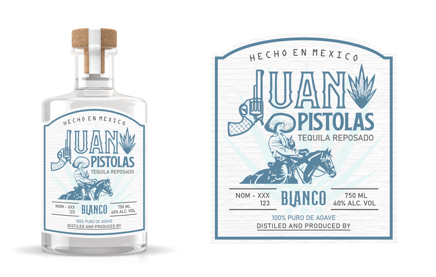 Label Design by Kusuma Studio for Juan Pistolas | Design #32018099