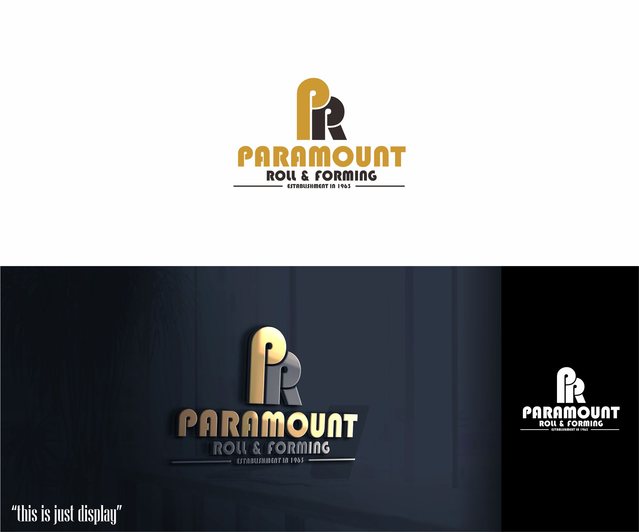 Diseño de Logo por alkaline para Paramount Roll & Forming | Diseño #32008379