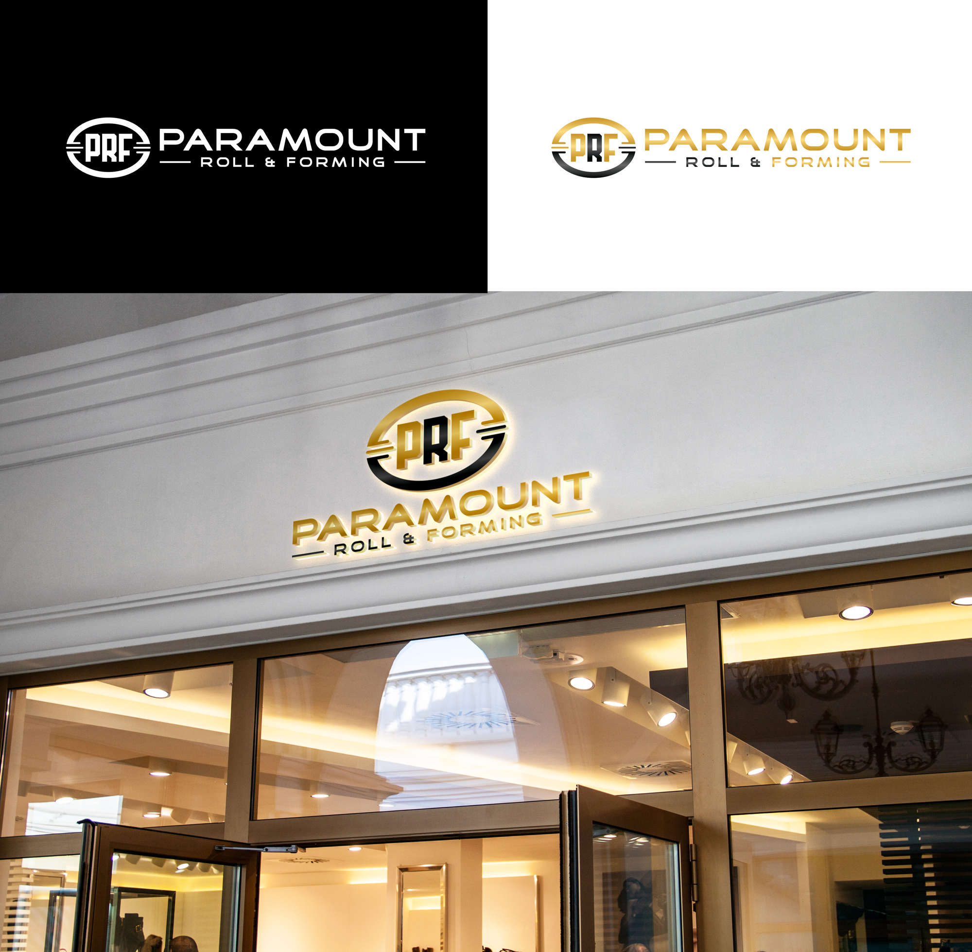Logo Design by RA-bica for Paramount Roll & Forming | Design #32008153