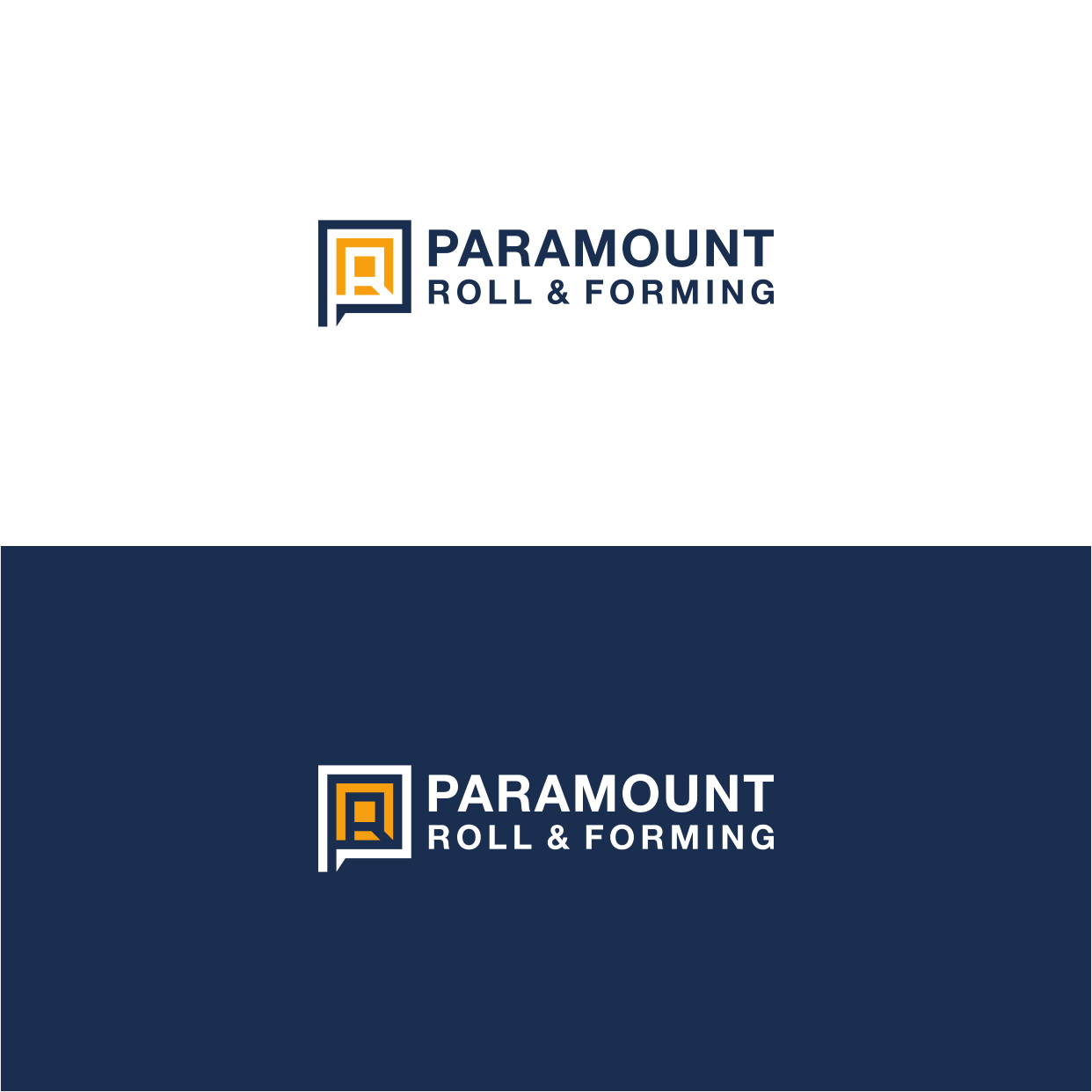 Logo Design by Kaze56 for Paramount Roll & Forming | Design #32010533