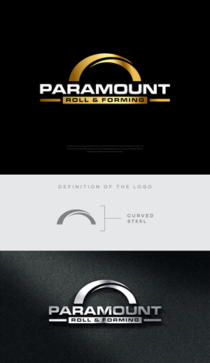 Logo Design by apik. for Paramount Roll & Forming | Design: #32007740