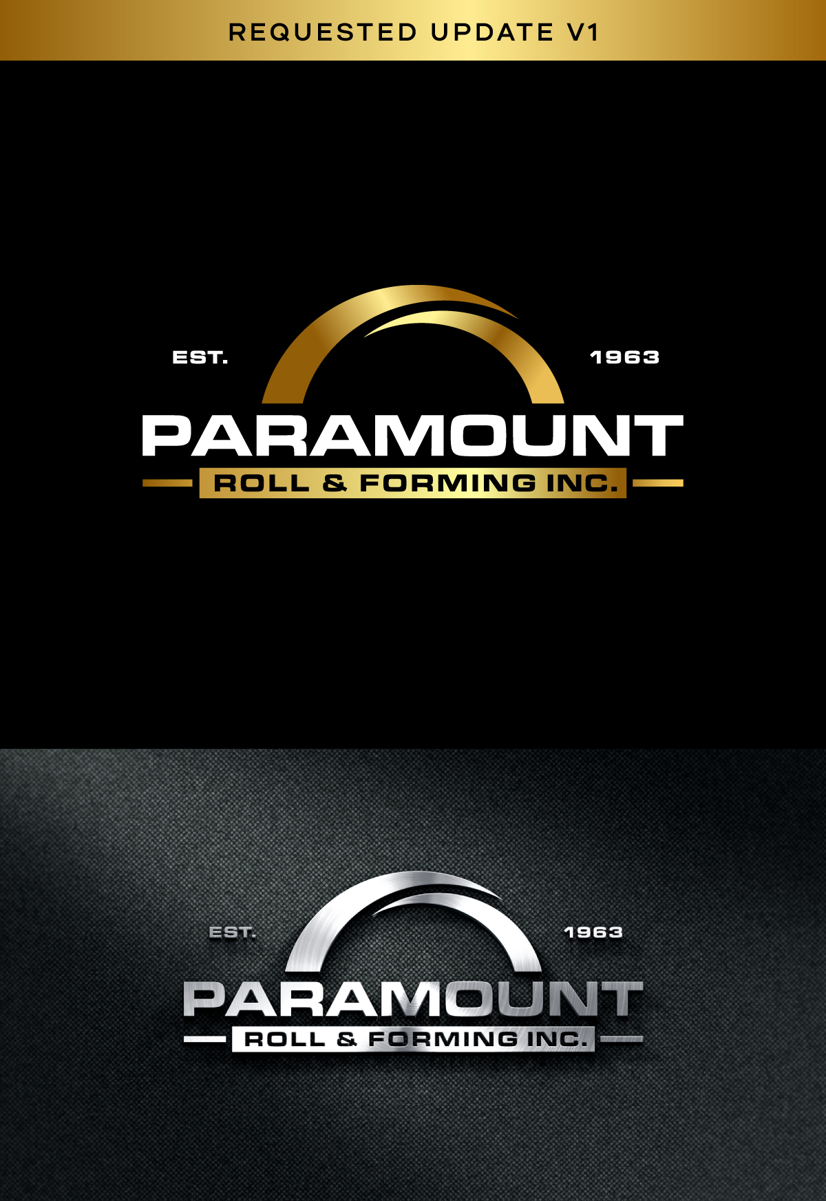 Logo Design by apik. for Paramount Roll & Forming | Design #32175175