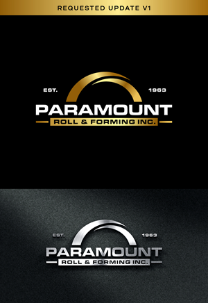 Logo Design by apik. for Paramount Roll & Forming | Design: #32175176