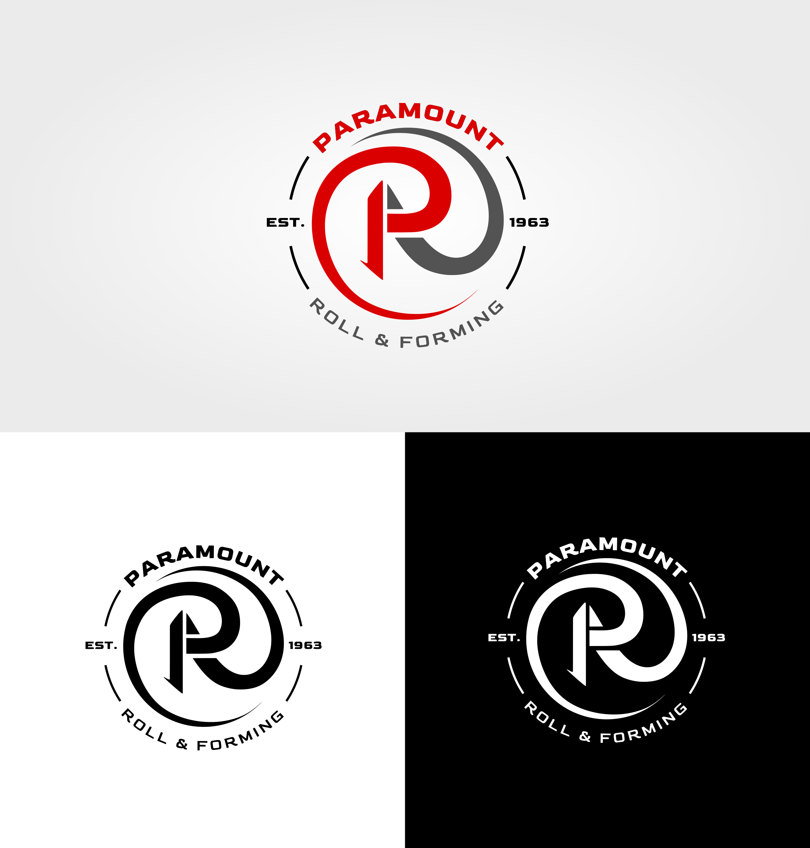 Logo Design by Sistemais for Paramount Roll & Forming | Design #32089213