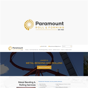 Logo Design by ThiagoB for Paramount Roll & Forming | Design: #32009554