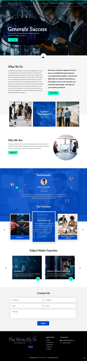 Wordpress Design by pb for this project | Design: #32017908
