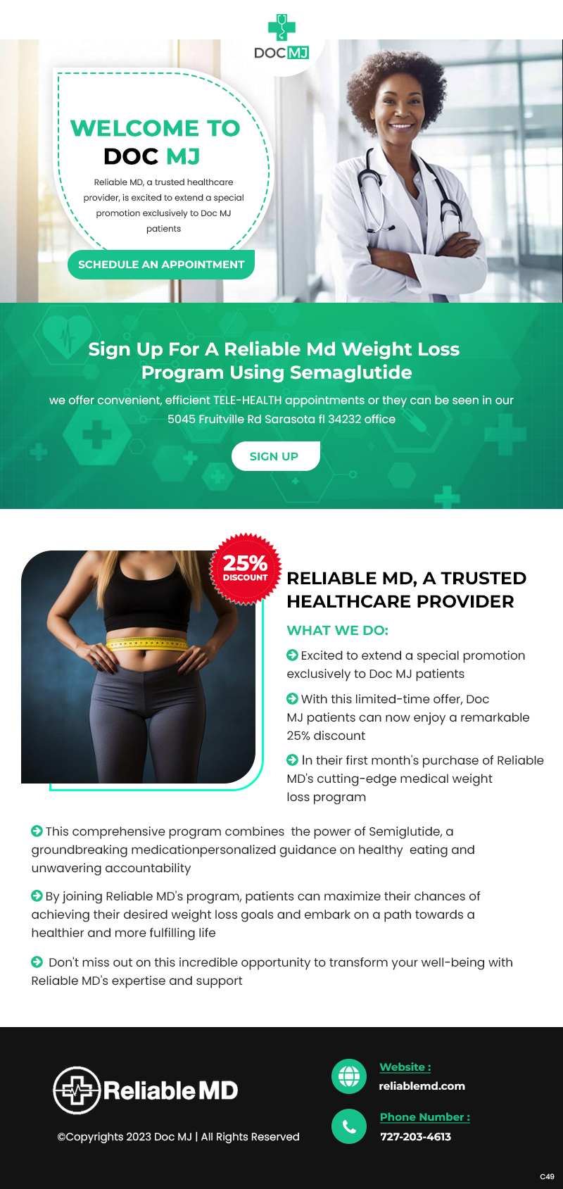Email Marketing Design by pb for reliable md | Design #32017807