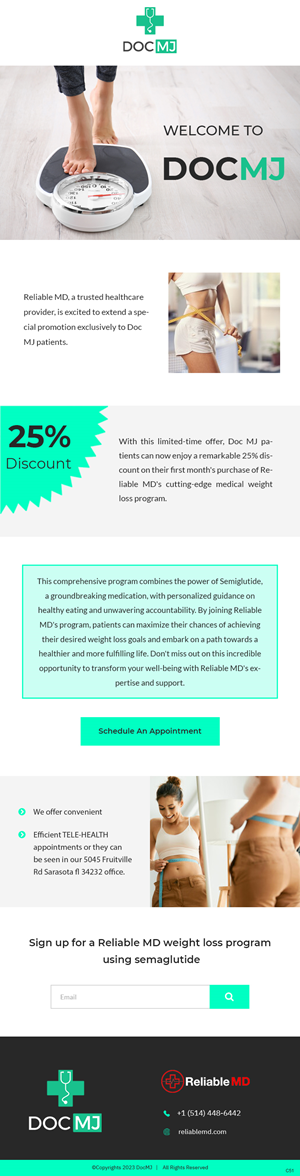 Email Marketing Design by pb for reliable md | Design: #32017810