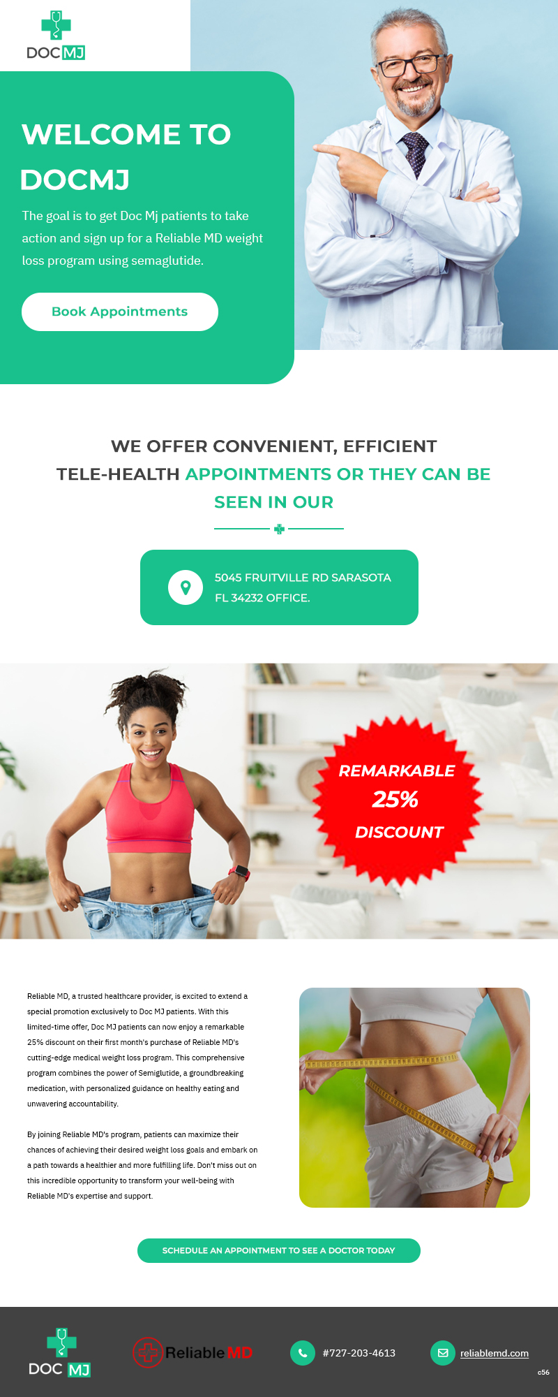 Email Marketing Design by pb for reliable md | Design #32017813