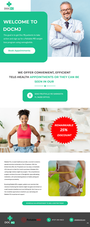 Email Marketing Design by pb for reliable md | Design: #32017813