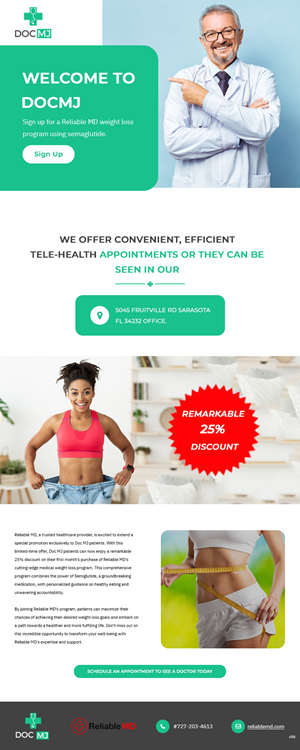 Email Marketing Design by pb for reliable md | Design: #32024735