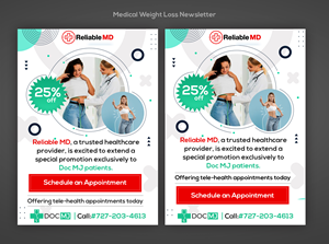 Email Marketing Design by Pd Work for reliable md | Design: #32027309