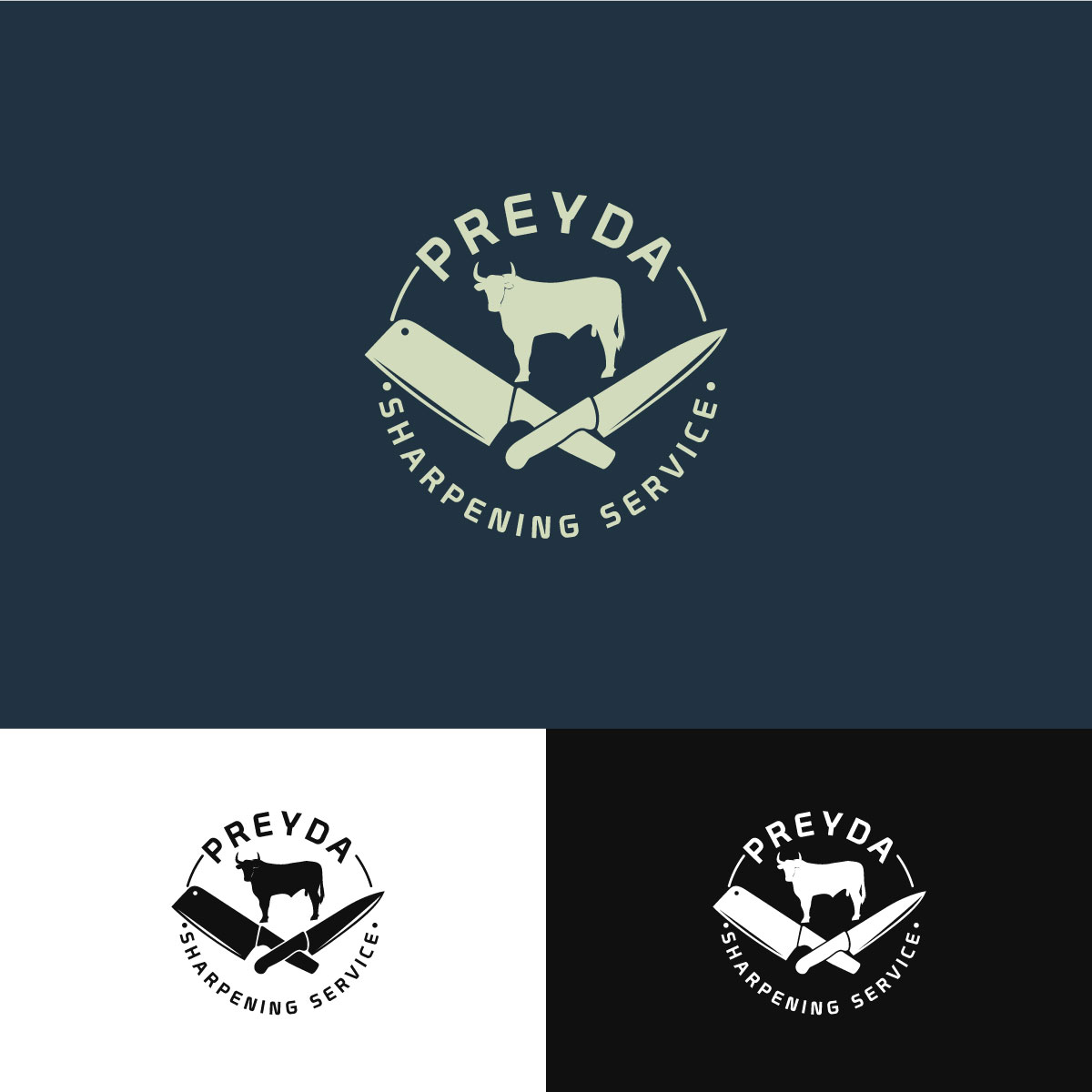 Logo Design by chris Ray for Preyda Sharpening Service | Design #32014216