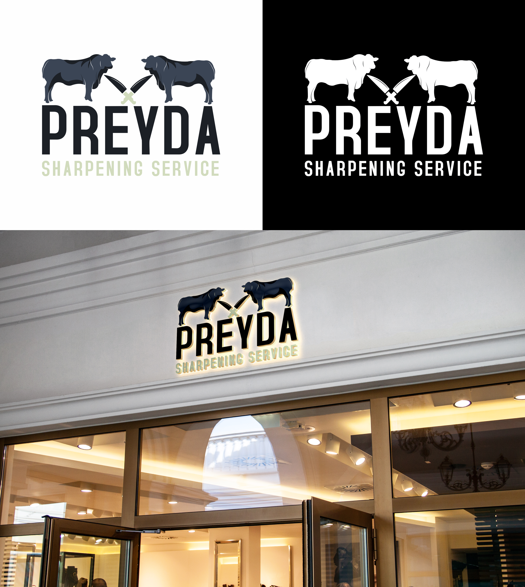 Logo Design by RA-bica for Preyda Sharpening Service | Design #32016405