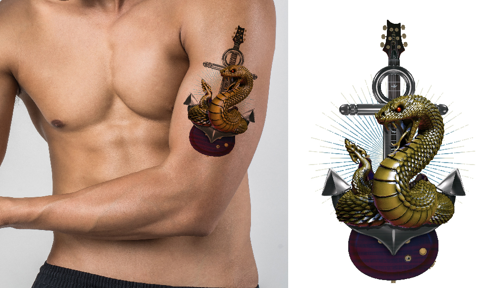 Tattoo Design by Yuriy R for this project | Design #32034285