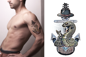 Diseño de Tatuaje por Yuriy R para este proyecto | Diseño: #32036133