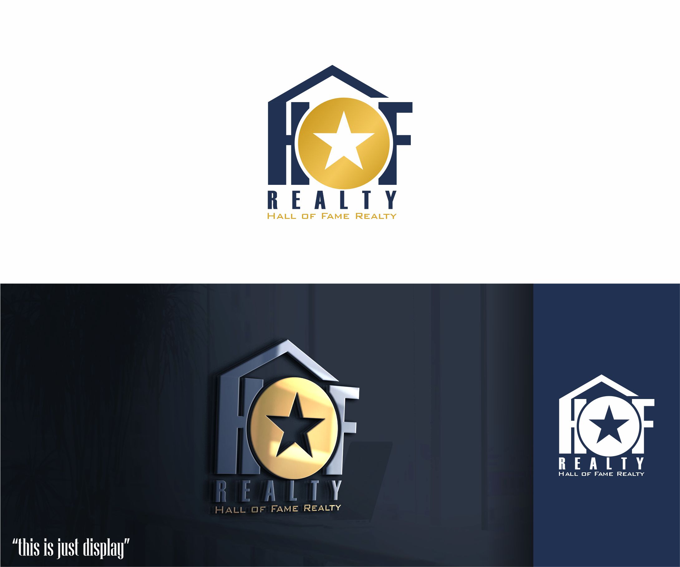 Logo Design by alkaline for Hall of Fame Real Estate | Design #32020444