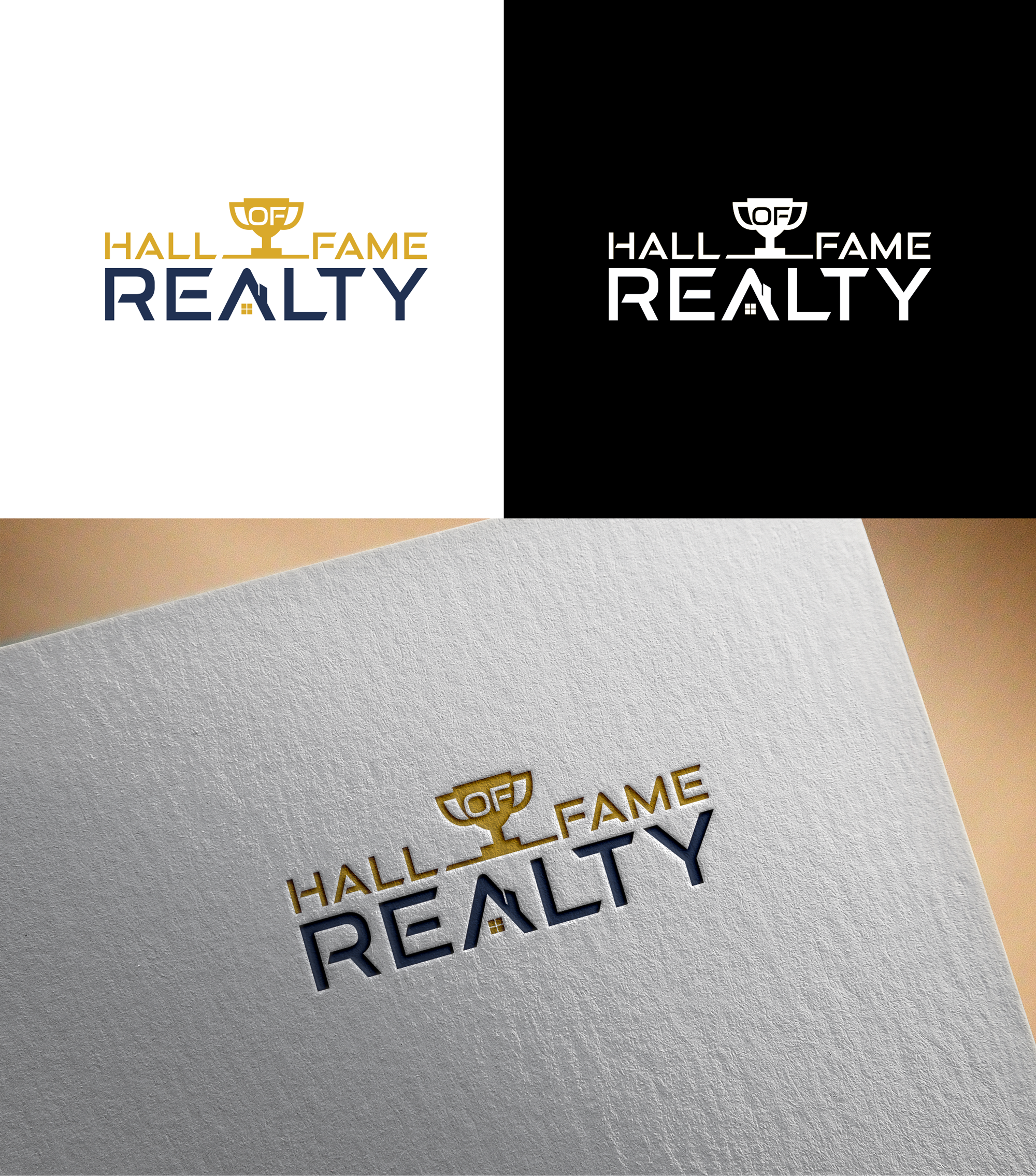 Logo Design by RA-bica for Hall of Fame Real Estate | Design #32023156
