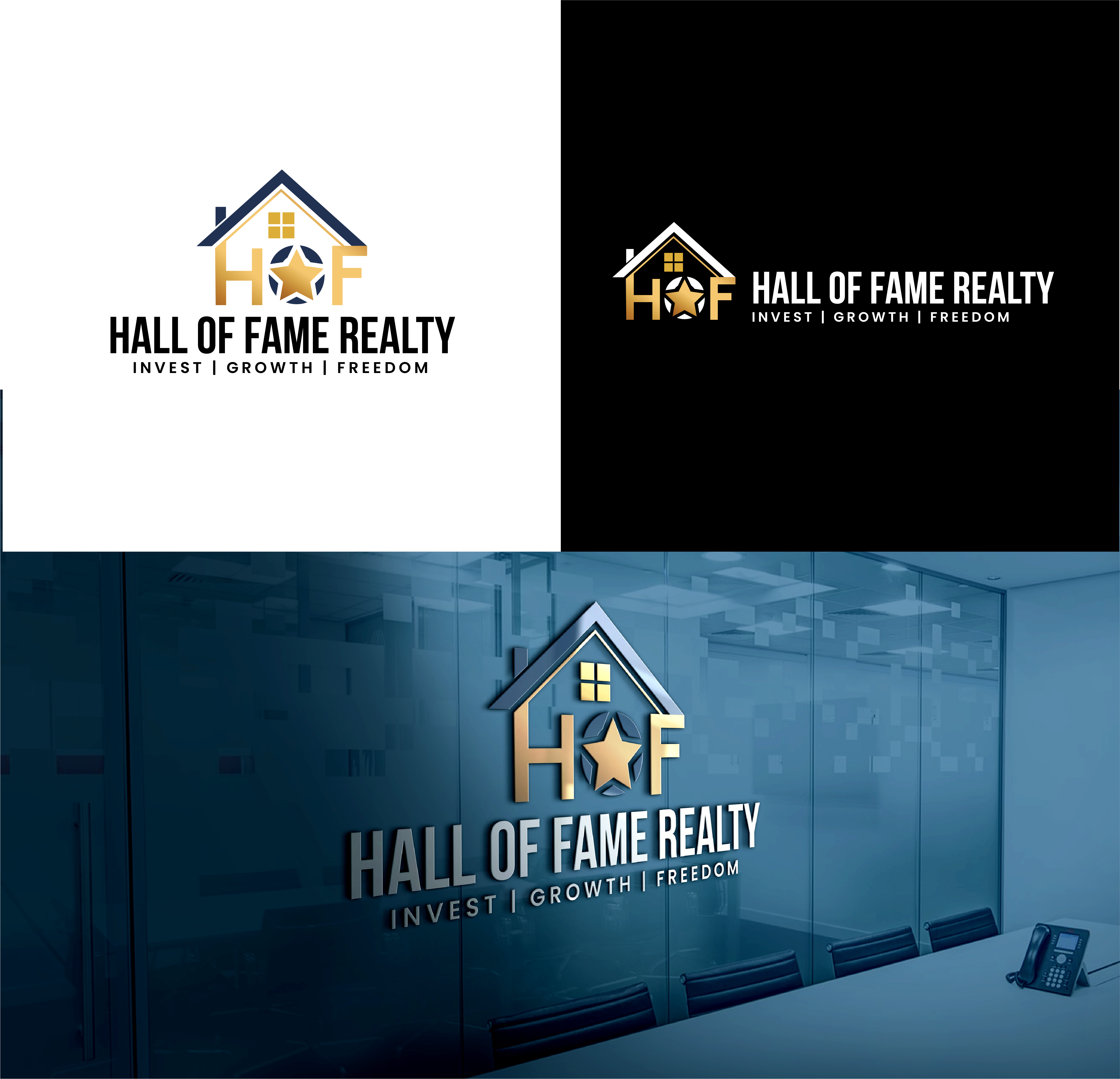 Logo Design by Jaye95 for Hall of Fame Real Estate | Design #32035919