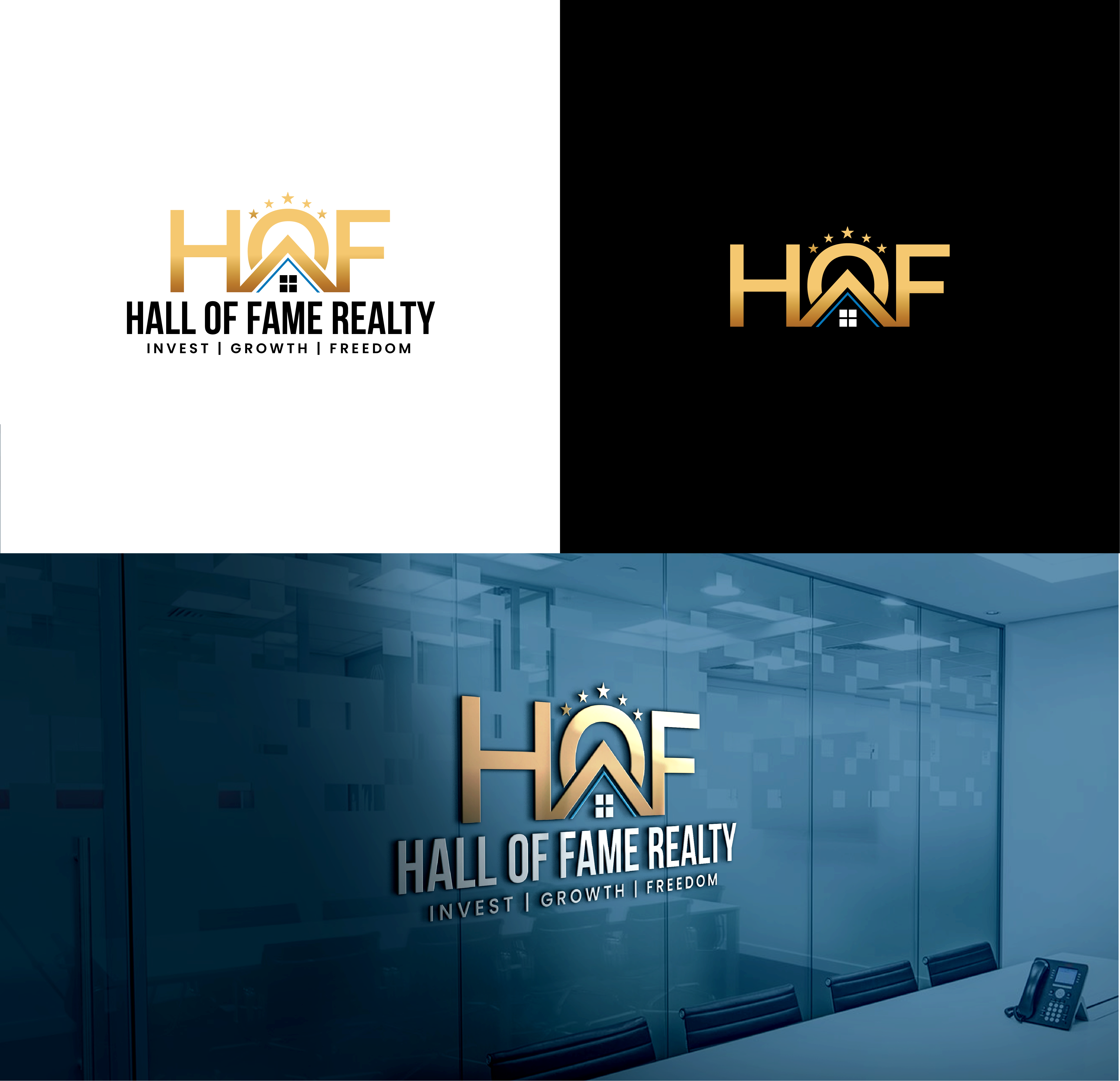 Logo Design by Jaye95 for Hall of Fame Real Estate | Design #32035937