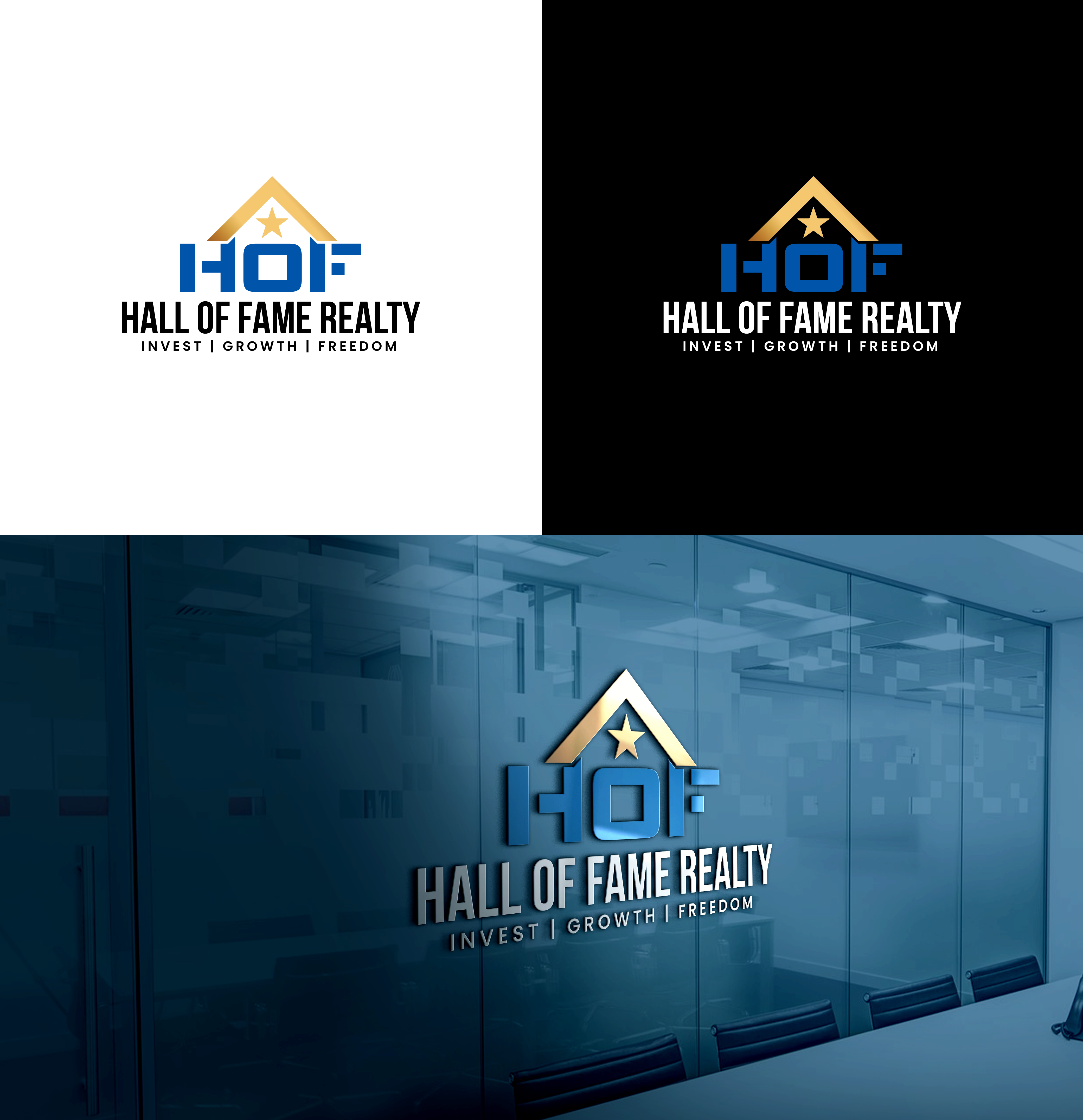 Logo Design by Jaye95 for Hall of Fame Real Estate | Design #32040477